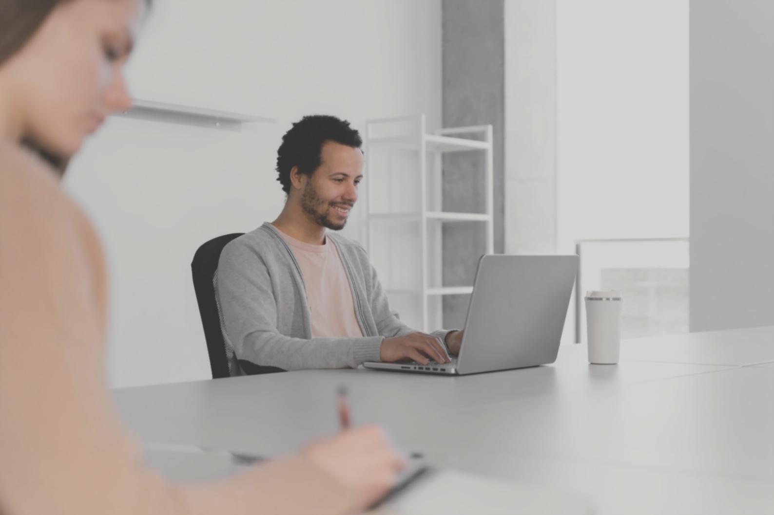 Professional reviewing financial documents and investment portfolios